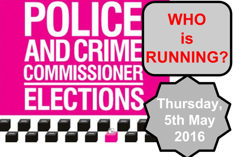 Who is standing in the PCC elections in May?