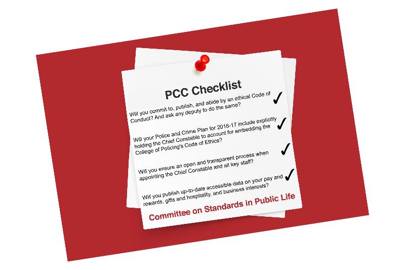 Which PCC candidates have signed up to behaving ethically?
