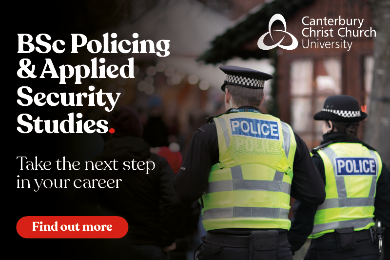 BSc Policing Applied Security Canterbury Christ Church University