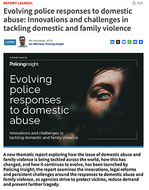 Screenshot of DA thematic report article