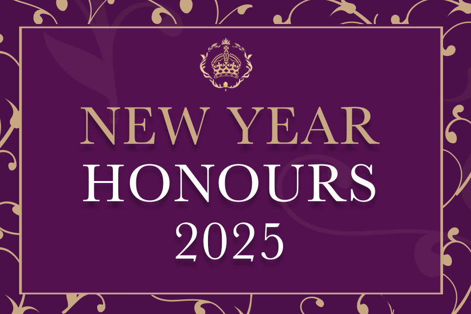 Congratulations to policing and public safety recipients of the 2025 New Year Honours