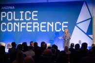Catherine De Bolle, Executive Director of Europol speaking at PC24 - ANZPAA