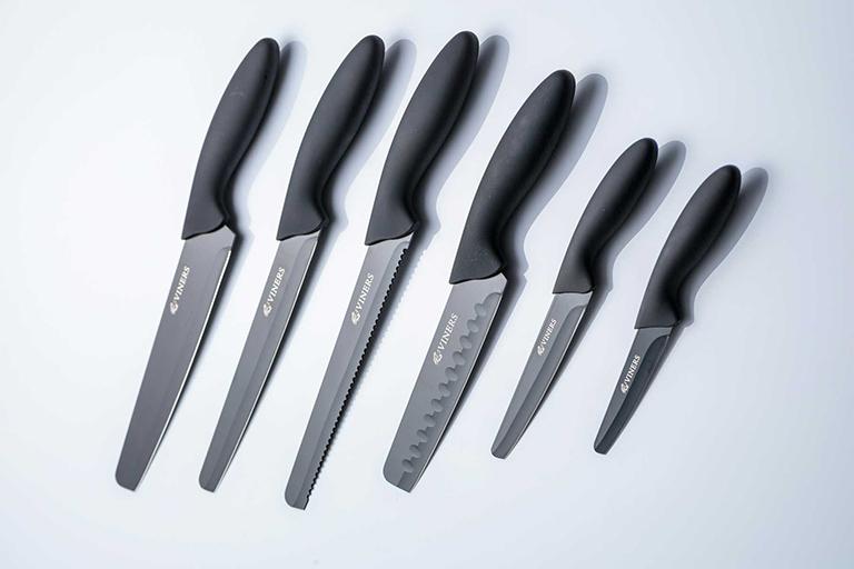 Kitchen knife range by manufacturers Viners