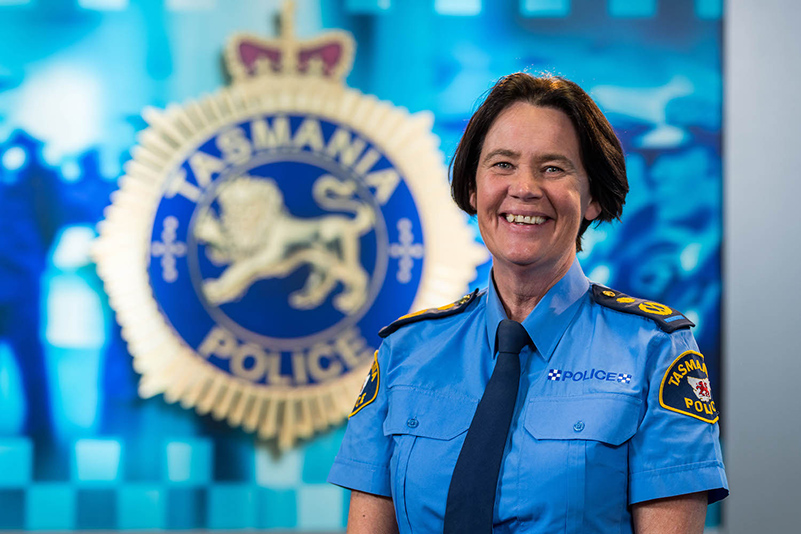 Tasmania Police Commissioner Donna Adams