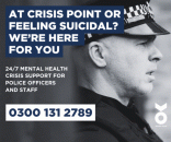 The 24/7, independent and confidential Mental Health Crisis Line - Oscar Kilo, the National Police Wellbeing Service (NPWS)