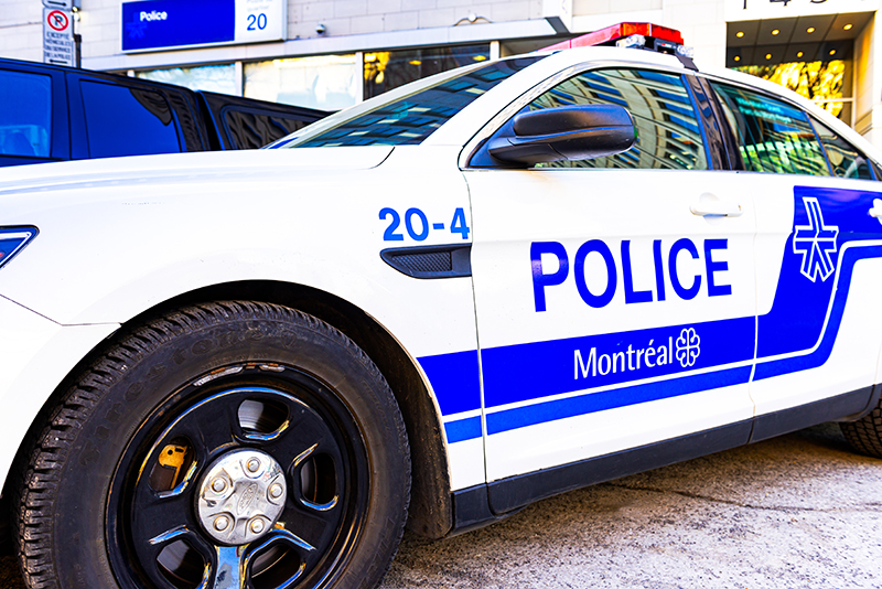 Montreal Police car