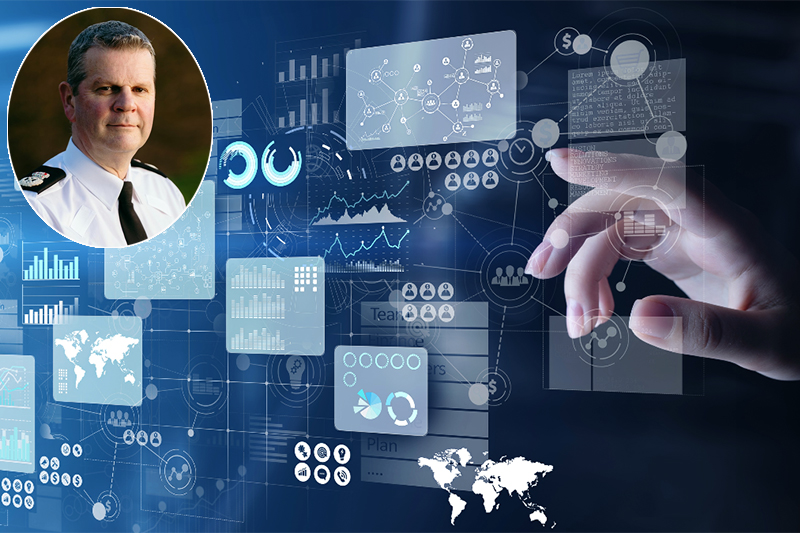 NPCC Data and Analytics Board graphic with Chris Todd inset
