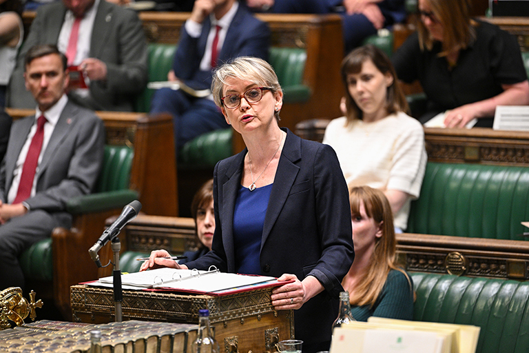 Home Secretary Yvette Cooper makes a statement to the House of Commons about Baroness Casey’s findings on grooming gangs