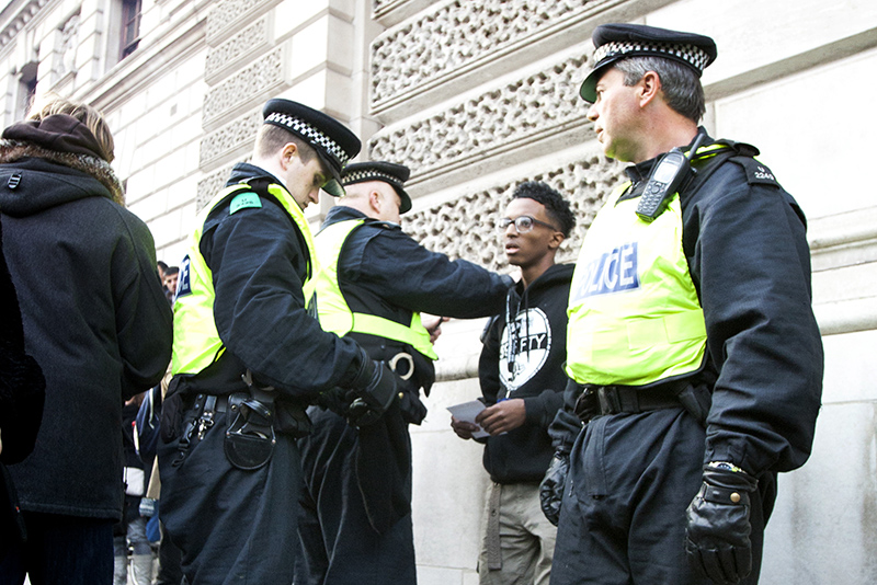 police stop and search black youth