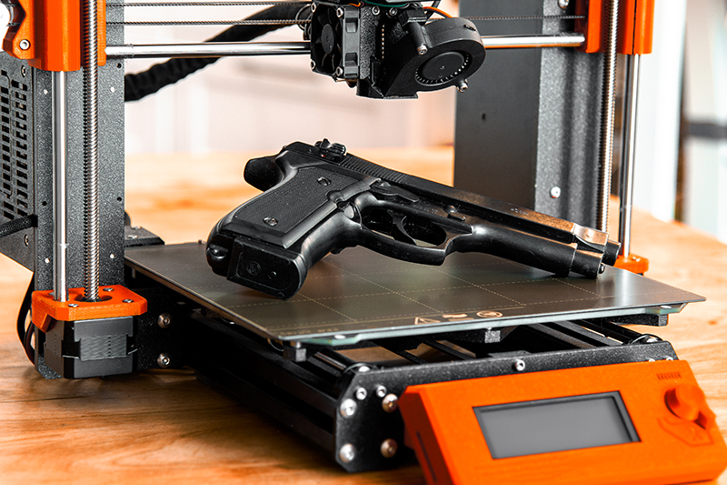 3-D printed handgun