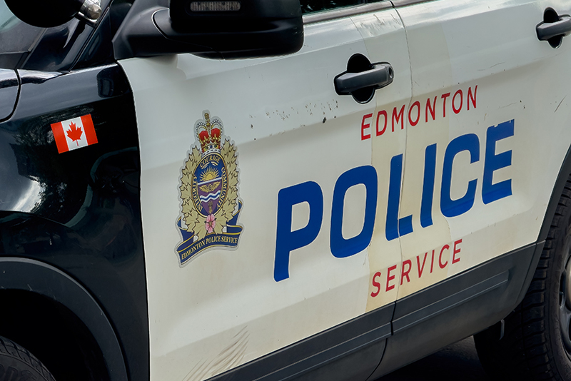 An Edmonton Police Service car