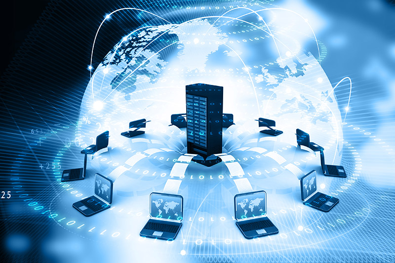 Global cyber crime concept