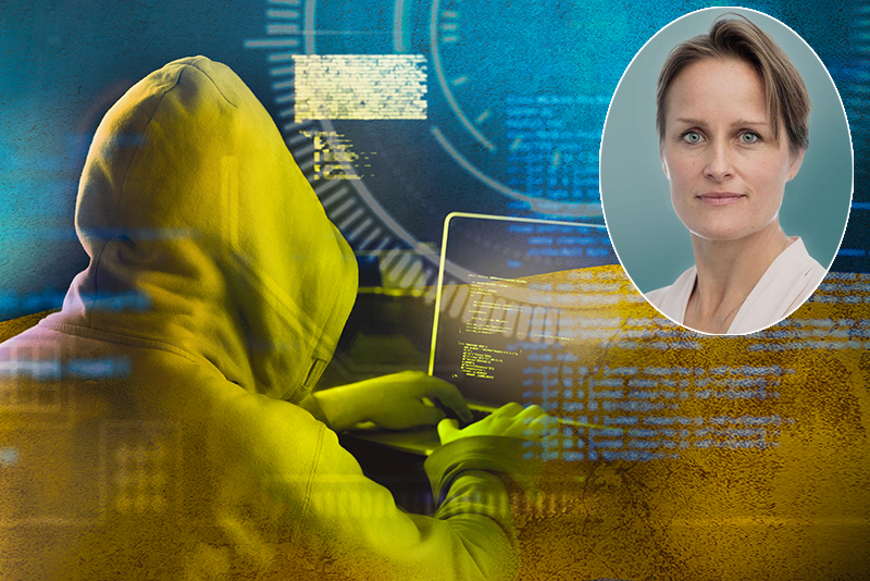 anonymous state hacker in cyber war with MI6 Chief Blaise Metreweli inset