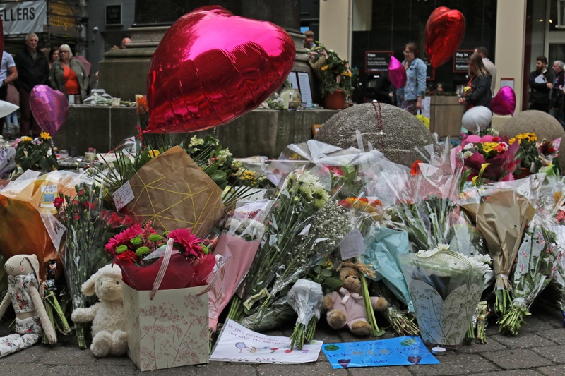 Tributes to victims of Manchester Attack 2017