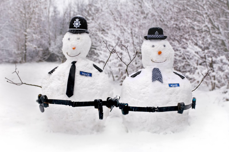 PCs White and Christmas on crime fighting patrol around the West Midlands.