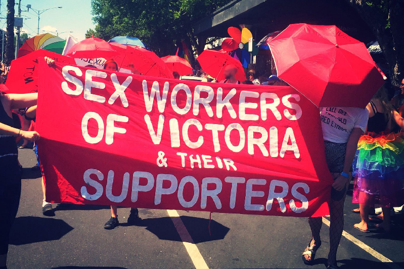 Victoria Sex workers protest