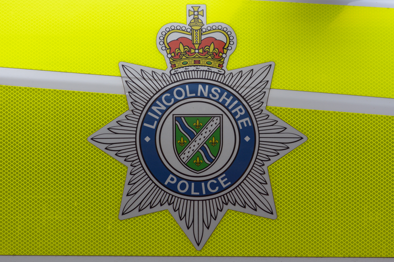Lincolnshire Police Badge on car