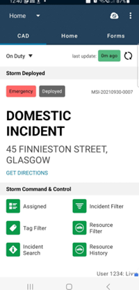 Domestic Incident - PRONTO